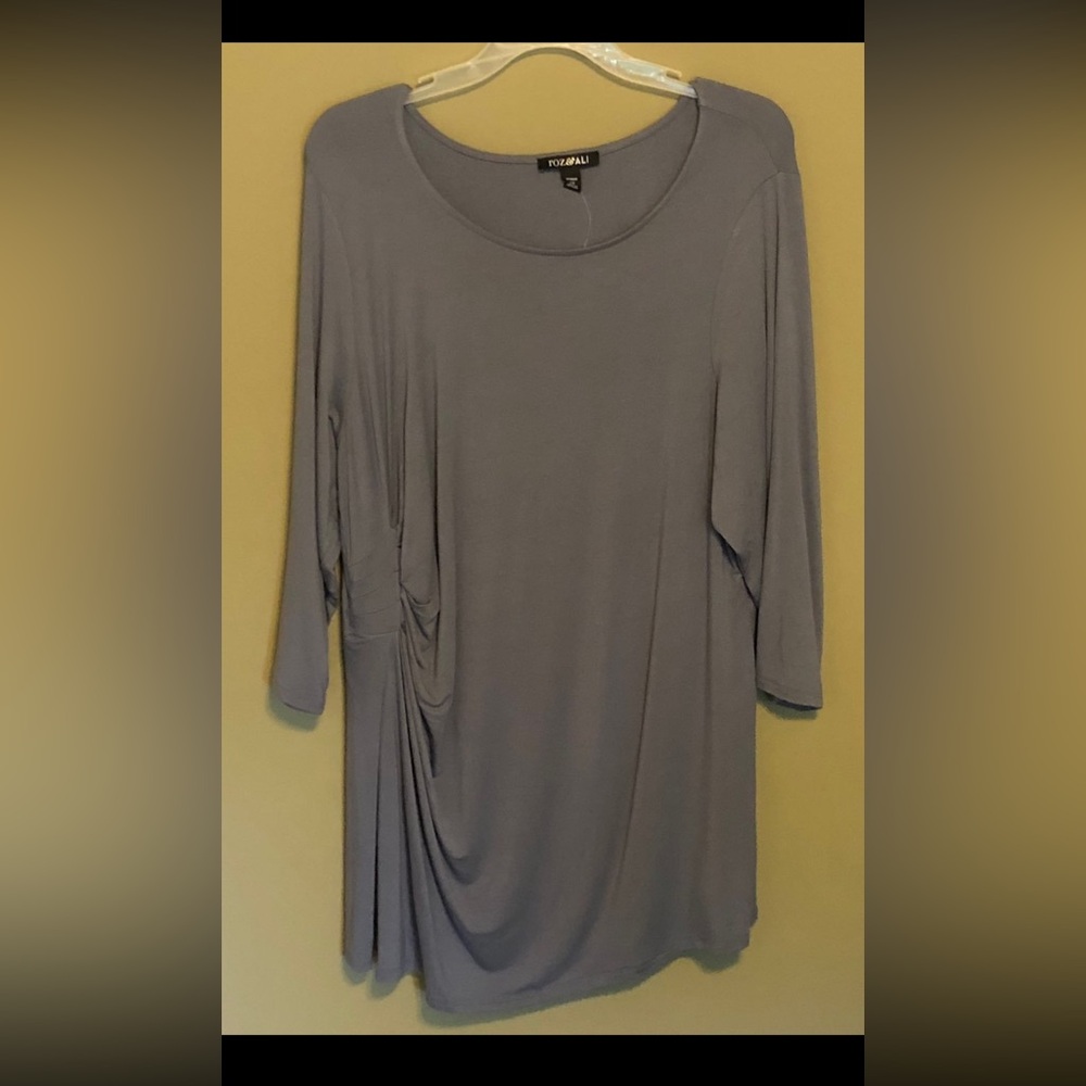 NWT Women’s Roz & Ali top with 3/4 sleeves size XXL